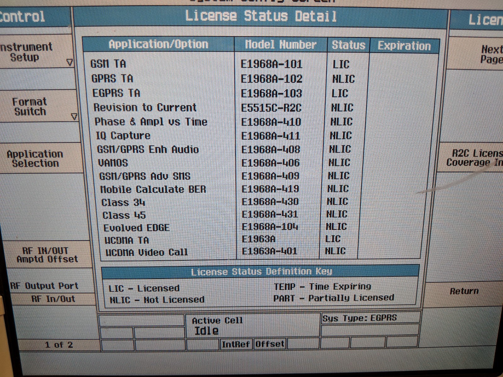 Agilent 8960 Series 10 E5515C Test Set Fast Switch Test App E1987A E1963A E1962B