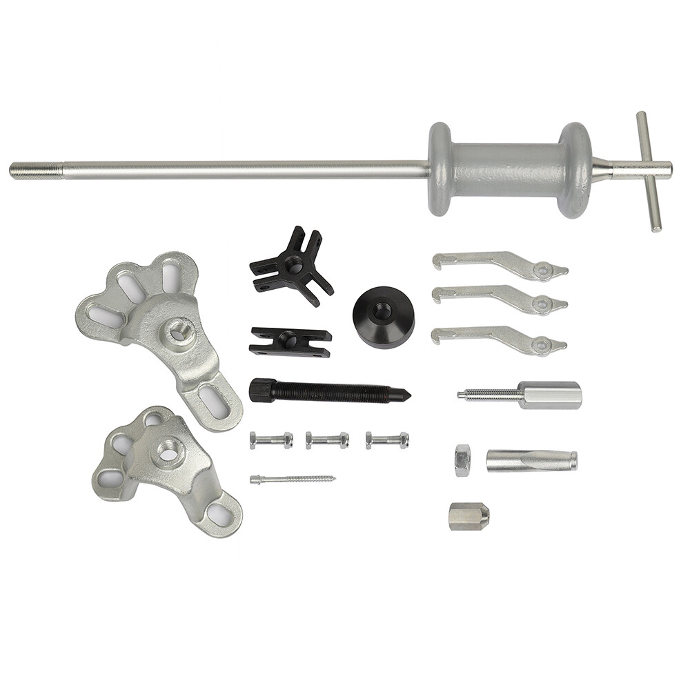 Slide Hammer Dent Puller Tool Kit Wrench Adapter Axle Bearing Hub Auto Set