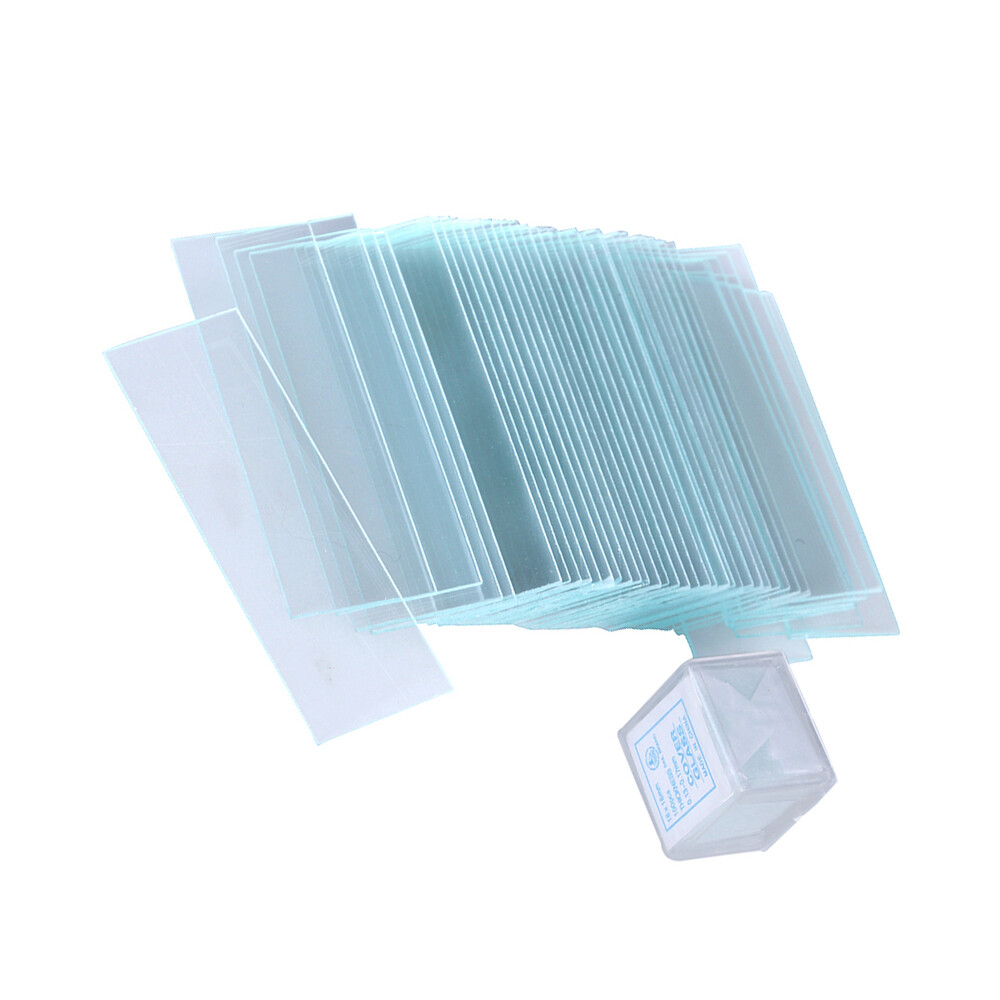 Blank Microscope Slides and Square Cover Glass for for Optical Microscope New