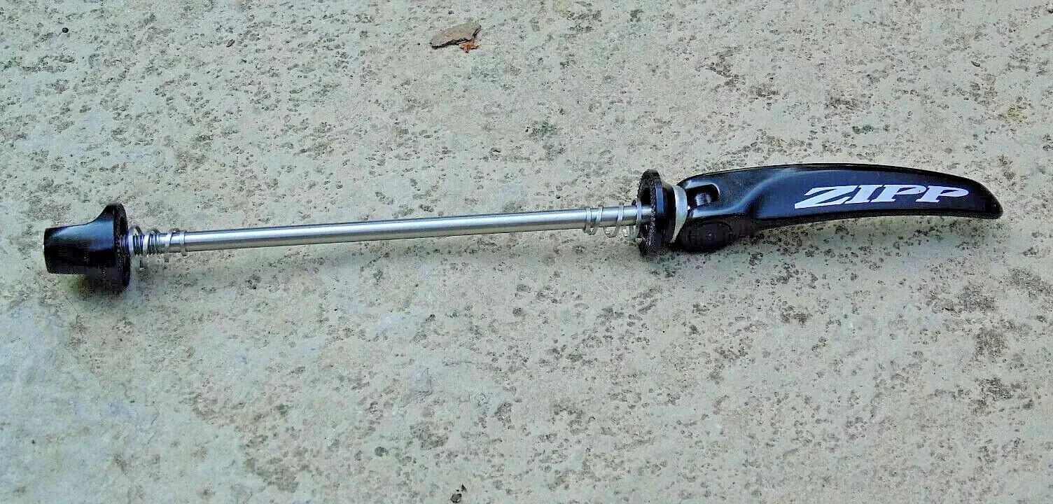 *No Import Fees*  Nos Zipp Quick Release Skewer, Front, Stainless Steel,New