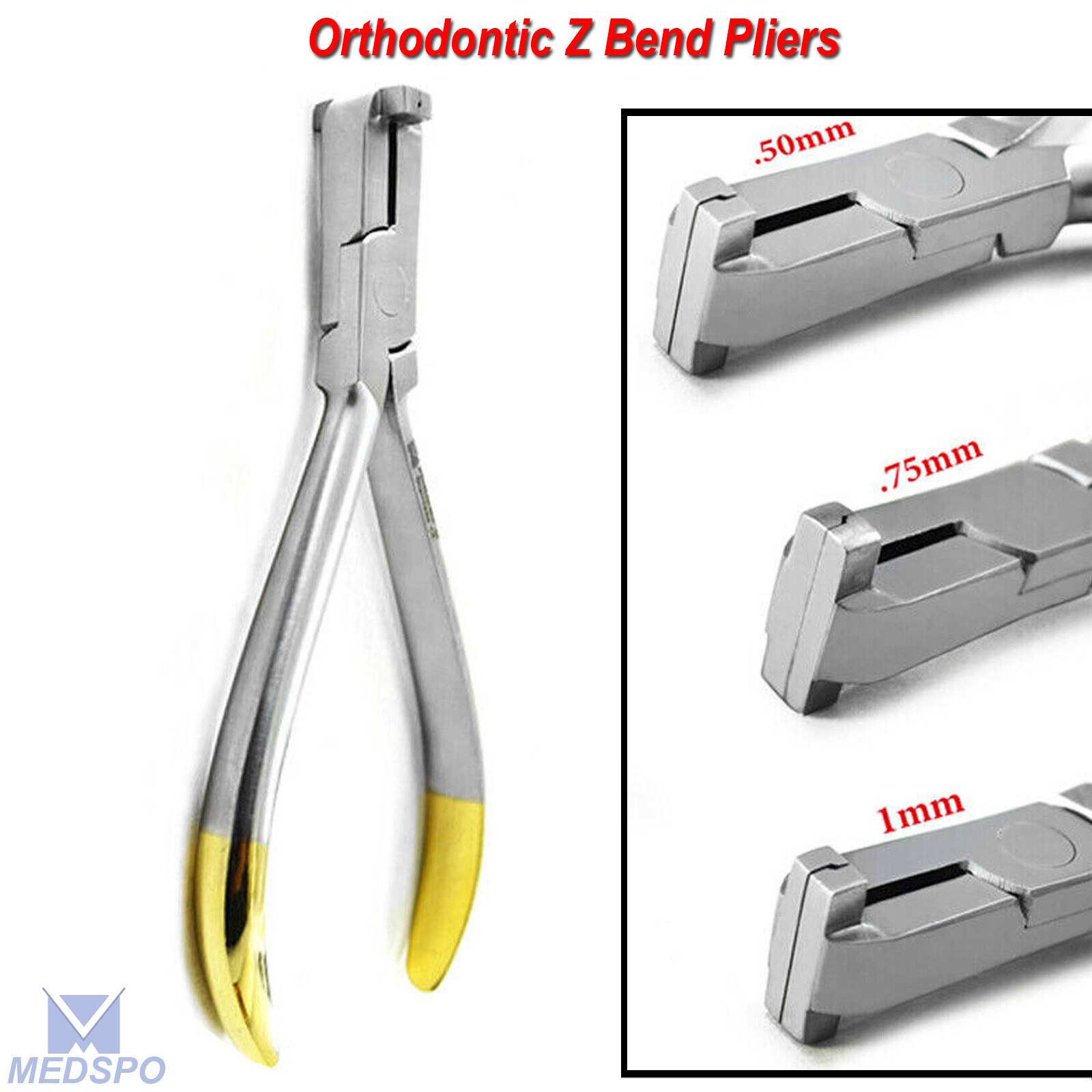 Orthodontic Wire Forming Detailing Step Pliers Braces Adjusting Dental Tools CE