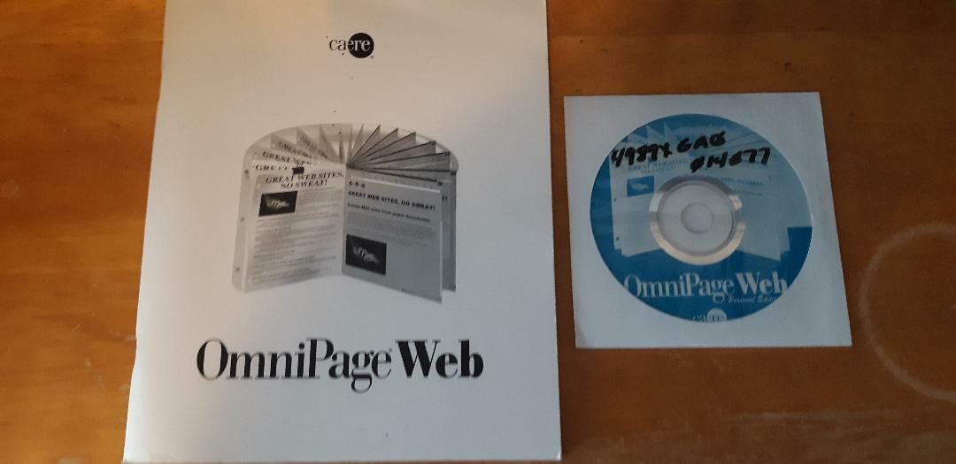 Omnipage Web Personal Edition Caere pc