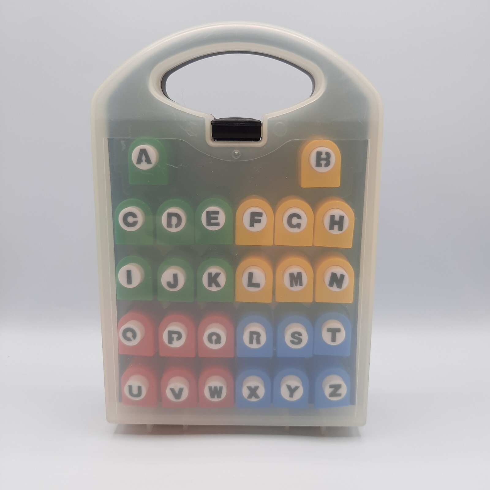 the Paper Studio Craft Punch Set Alpha Locking Carrying Case 2007