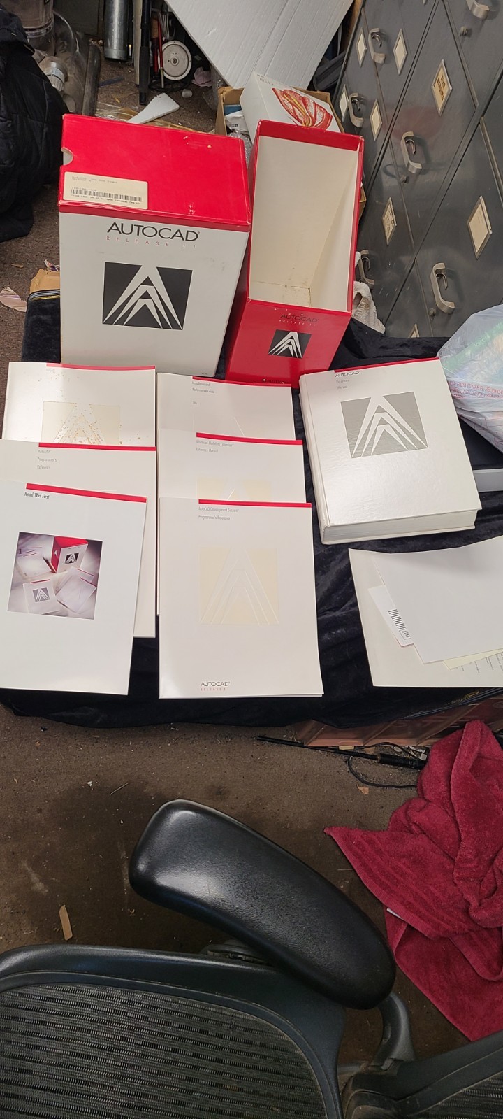 AUTOCAD Release 11 386 DOS Documentation Pack Manuals Paperwork No Disks