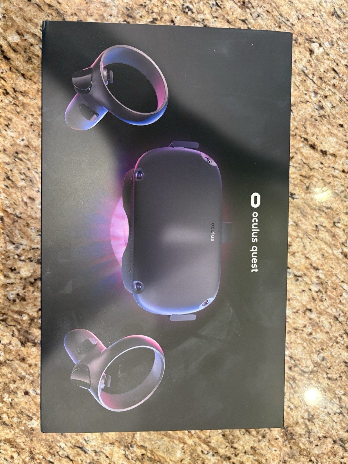 Occulus Quest 1 Virtual VR Headset with Accessories, Case, And Box
