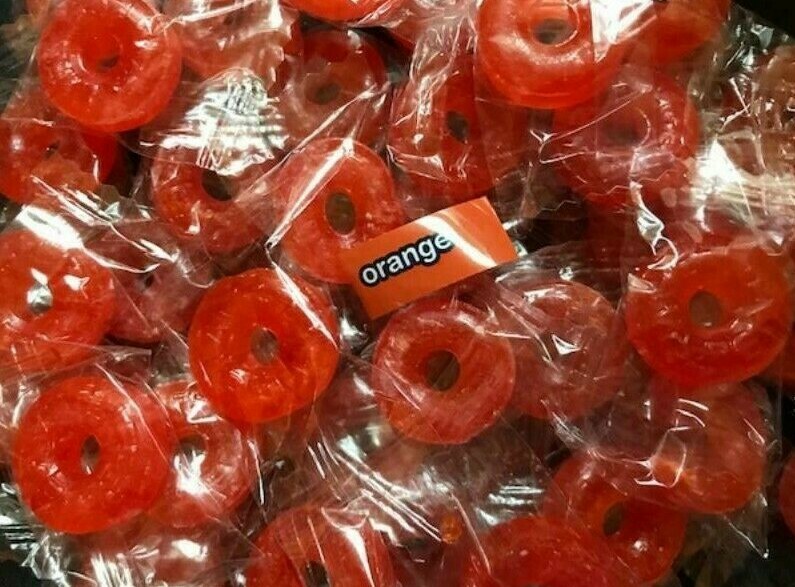 LifeSavers Life Savers ORANGE FLAVOR ONLY Hard Candy - BULK CANDY- 1/2 POUND