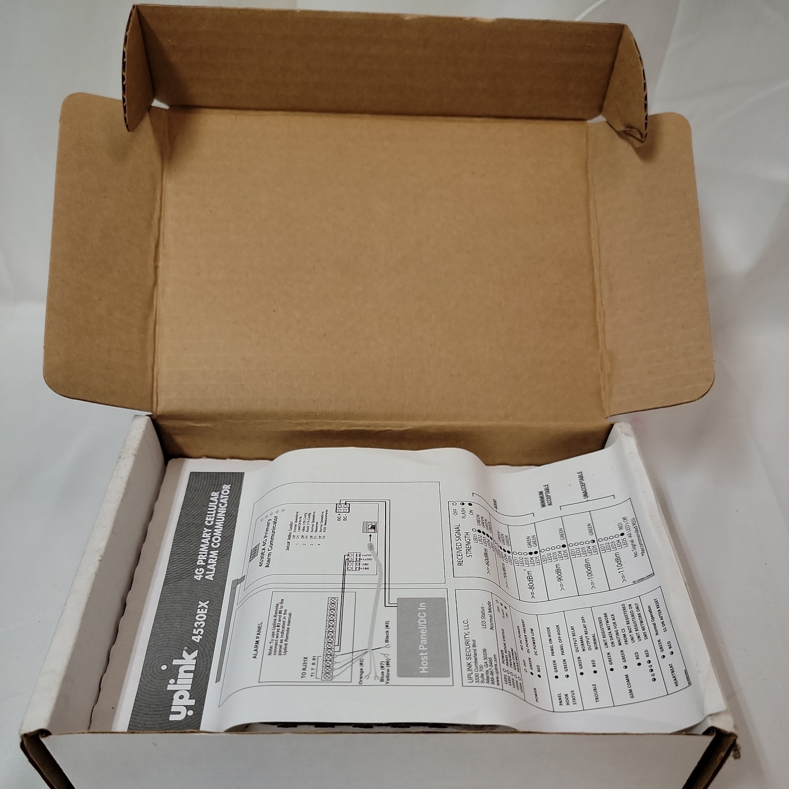 Uplink 4530EX 4G Primary Cellular Alarm Communicator.