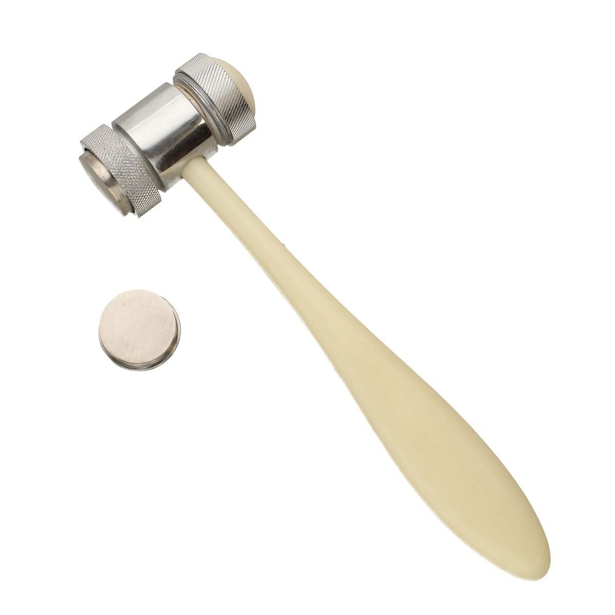 Beadsmith Interchangeable Dual Head Mini Mallet Domed & Flat Steel & Nylon