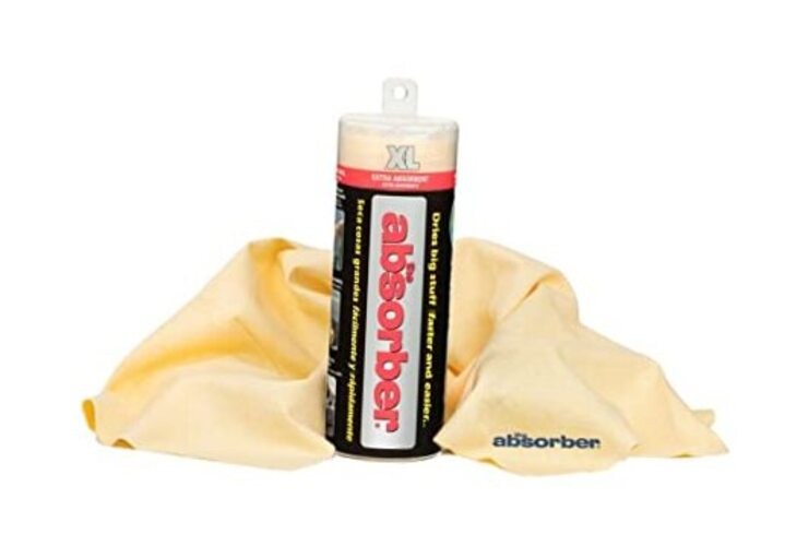 the absorber XL 29-Inch x 18-Inch (Tan) - Synthetic Premium Drying Natural