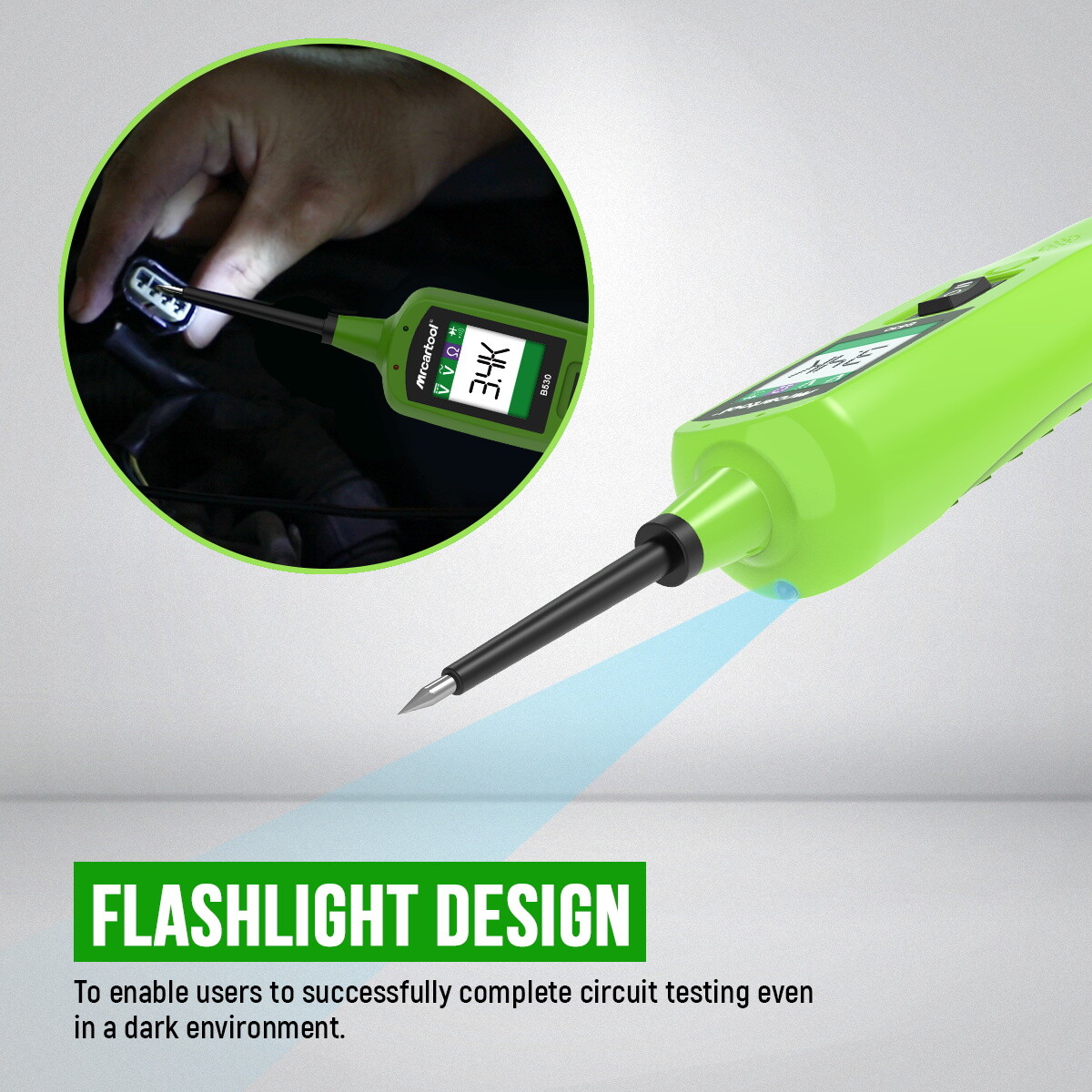 6-30V Circuit Tester Probe AC/DC Voltage Resistance Diode Activate Component