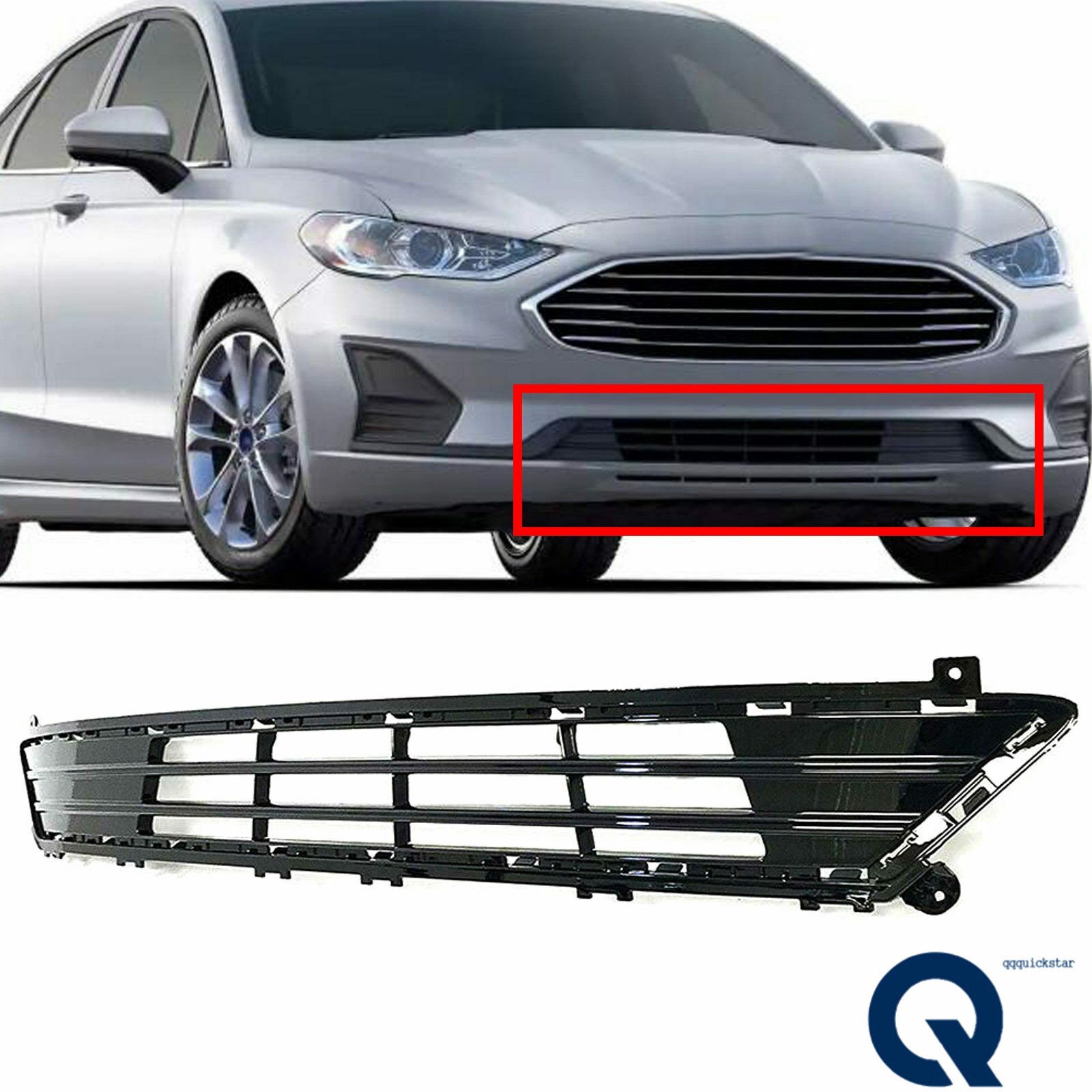 Front Bumper Lower Grille For Ford Fusion 2019 2020 Factory Style