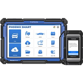 10.1" OE-Level Scan Tool, Cloud-Based Programming, Adv Protocols TOP-PXSMART