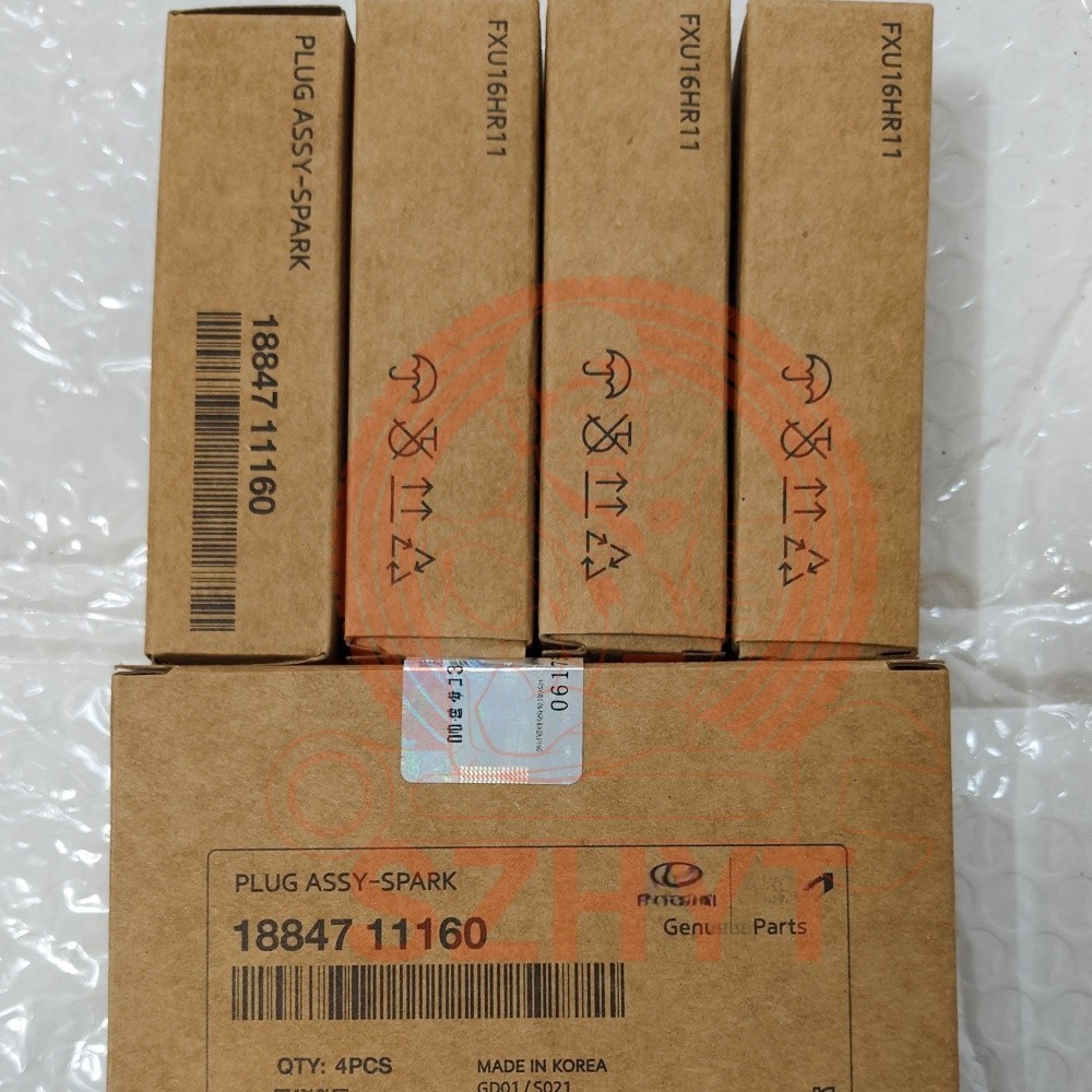 4Pcs 1884711160 SPARK PLUG For 11-16 Sonata Tucson Optima Sorento 2.4L NEW