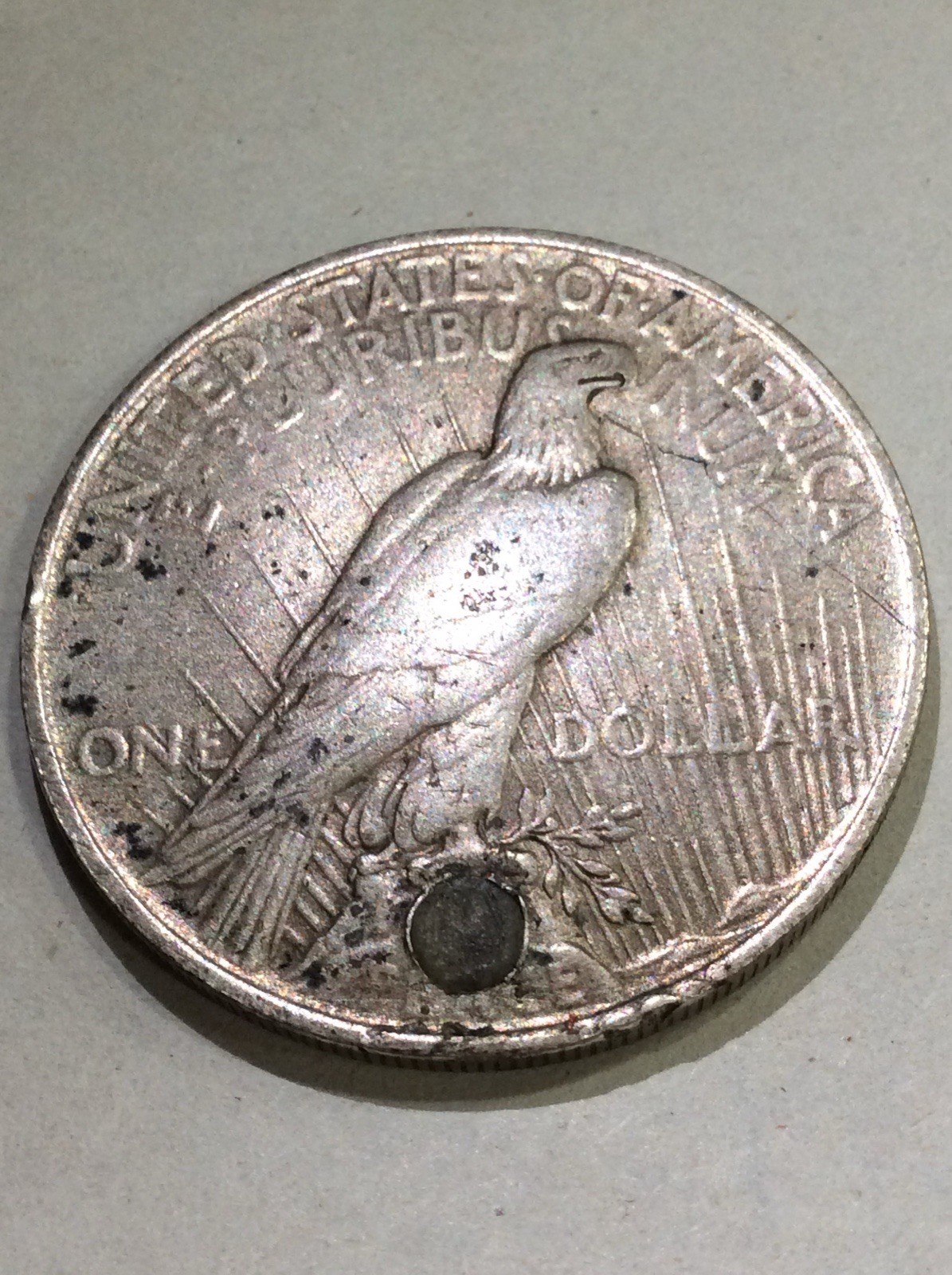Major Repunched Date Error 1922 Silver Peace Dollar- Bold Fully RPD
