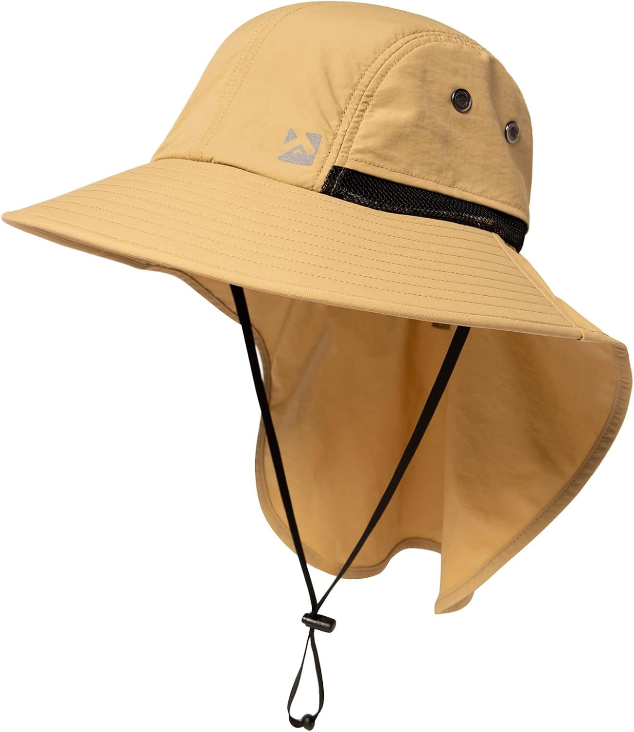 Oversized XL XXL Mens Sun Hat Big Head Neck Flap Shade Waterproof UPF50+ Wide Br