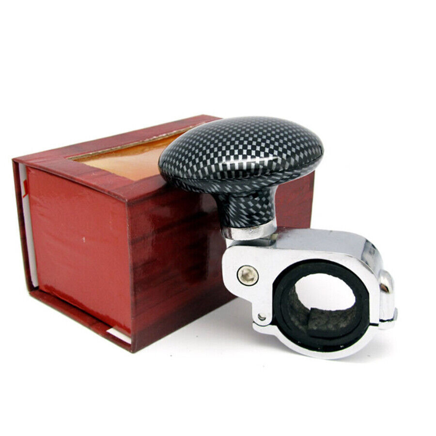 Boat/Car Steering Wheel Spinner Suicide Knob Grip Truck CARBON FIBER Booster