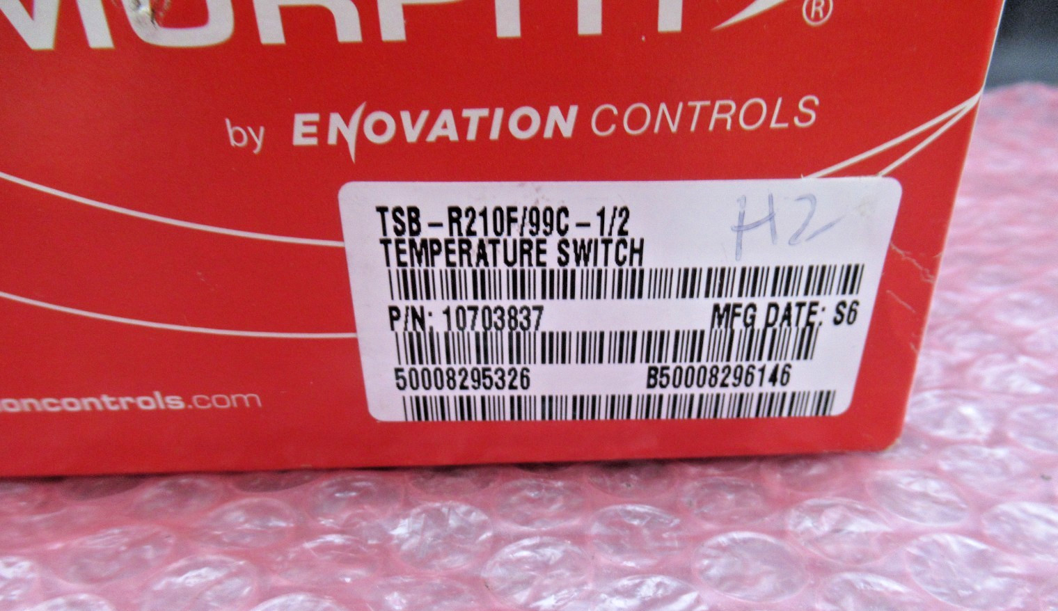 Murphy TSB-R210F/99C-1/2 Direct Mount Temperature Switch 10703837 *NEW*