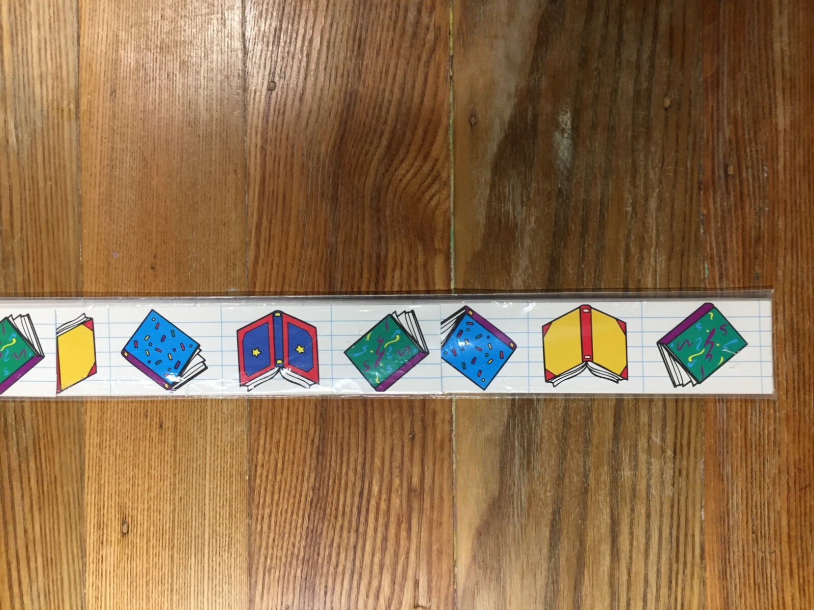 School Bulletin Board Borders Colorful Books