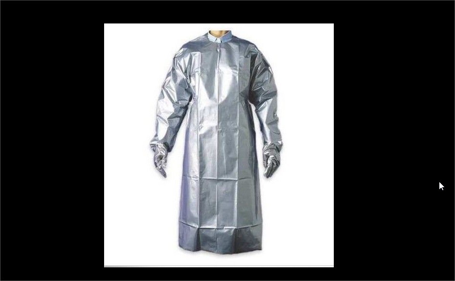 NORTH BY HONEYWELL SSCA/M Coat Apron Silver Shield  3RYV8 821812004099 50"L Med.