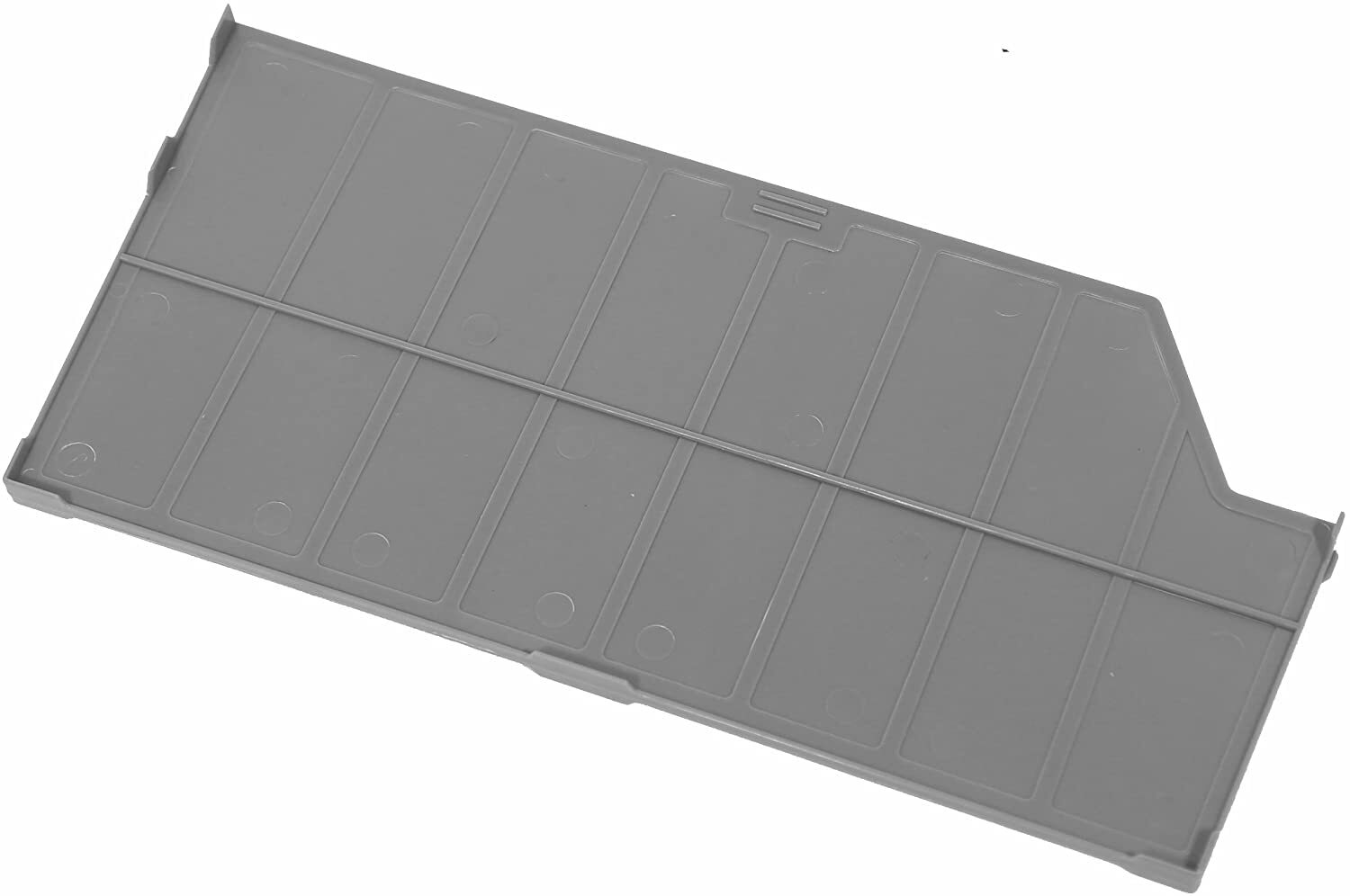 Seville Classics 6 Pk Gray Dividers for Bin Rack System SHE16509 and SHE16510