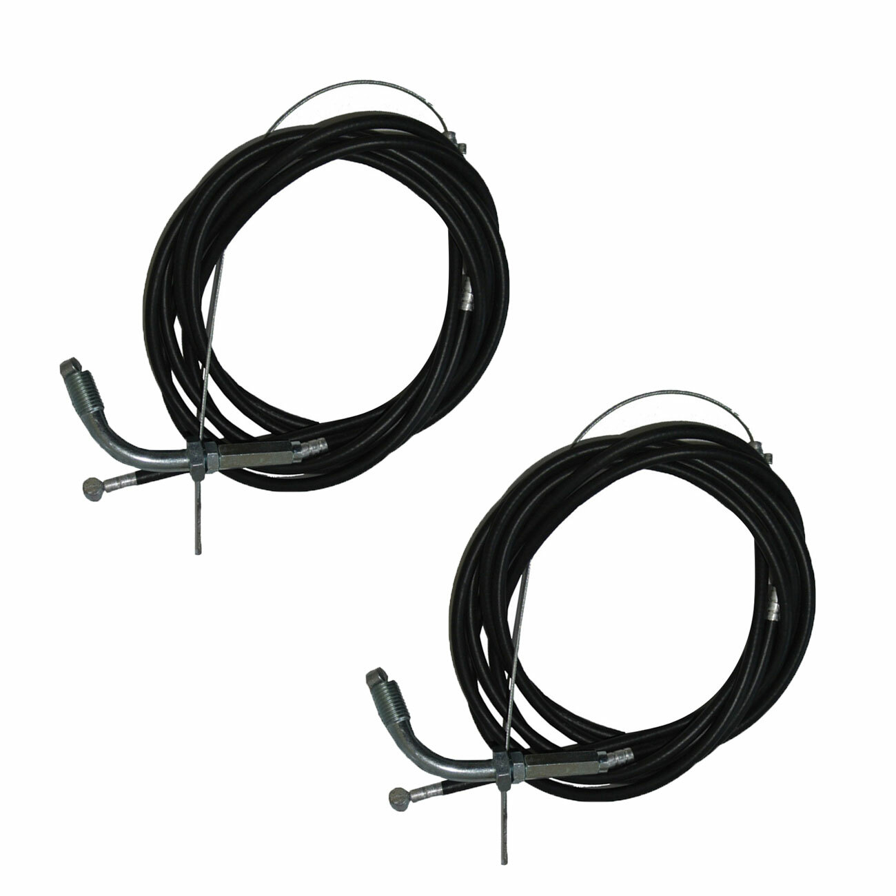 2pcs Throttle Cable Clutch Cable for 66cc 80cc 2-Stroke Engine Motorized Bike