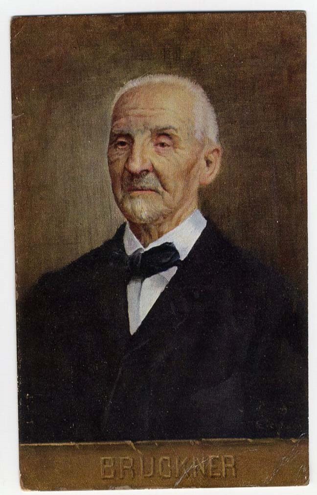 ANTON BRUCKNER Austrian Composer Music Postcard c 1908 BWKI