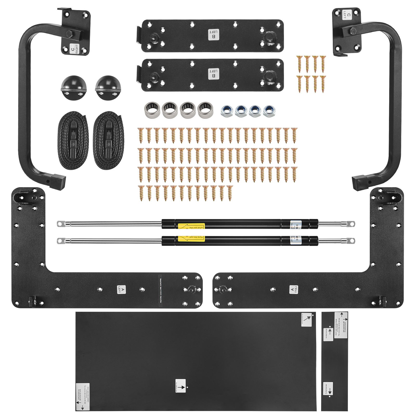 Uimoso Queen Size Vertical DIY Wall Bed Hardware Kit for Folding Murphy Bed