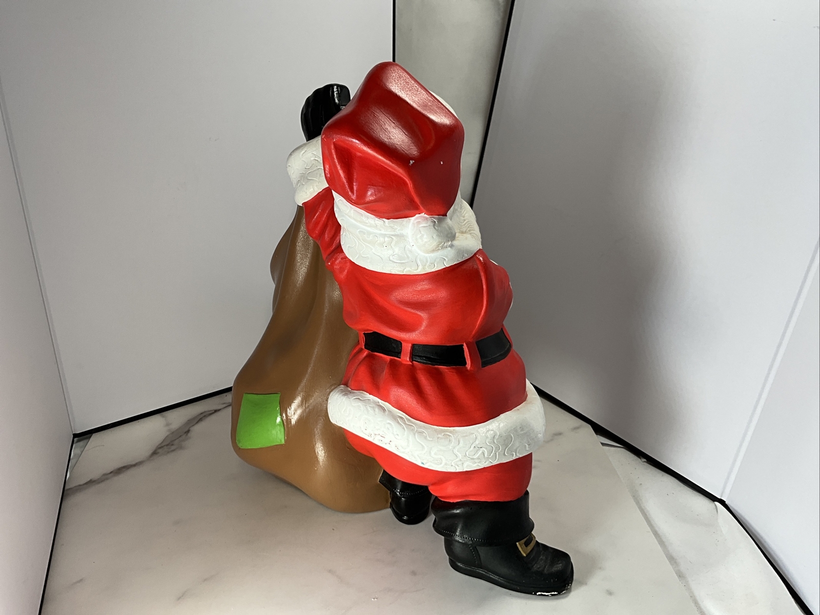 Vintage 1970 Byron Ceramic Santa Planter