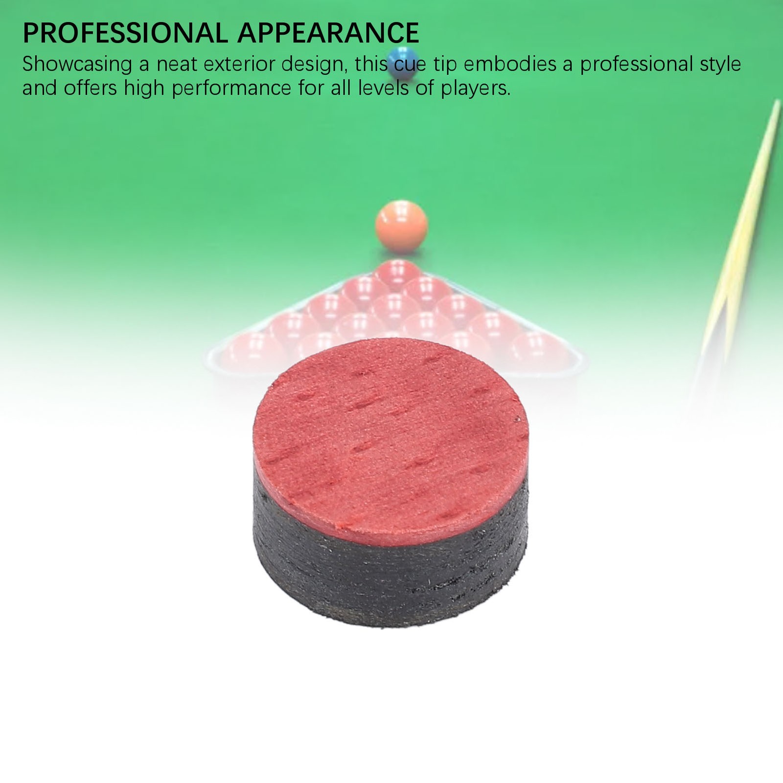 6-Pack Professional Pool Cue Tip For Precise Ball Control Replacement ZARY