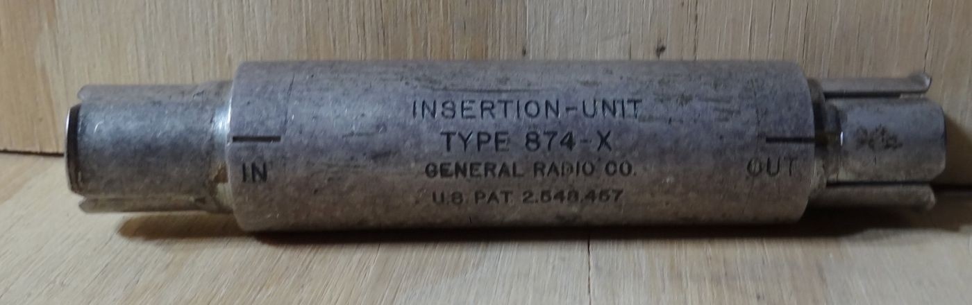 GENERAL RADIO MODEL 874-X INSERTION UNIT