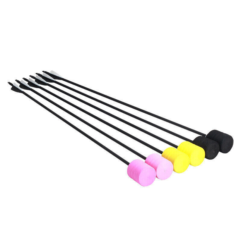 12 pieces archery sponge shooting game safety cotton arrow shooting CS game safe
