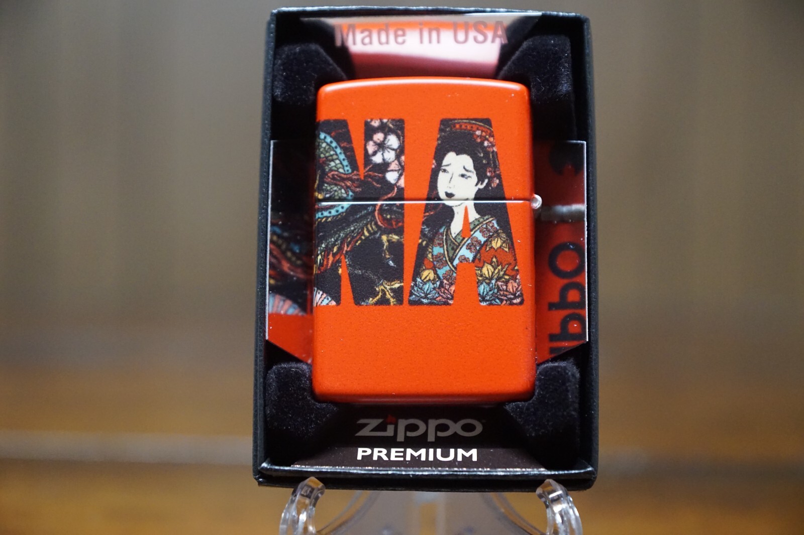540 CHINA DESIGN ZIPPO LIGHTER MINT IN BOX