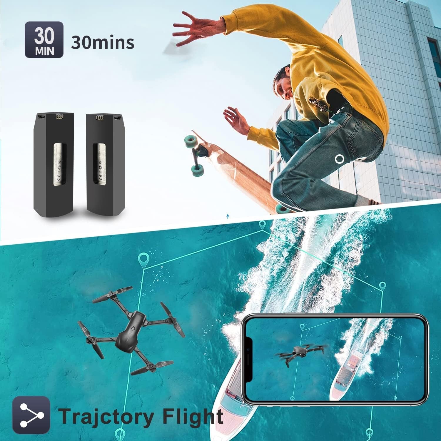 2026 RC Drone 4K Camera WiFi FPV Foldable Rc Quadcopter for beginner Boys Gift