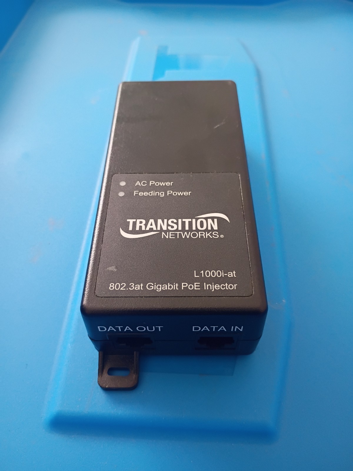 Transition Networks L1000i-at PoE Injector Power Over Ethernet