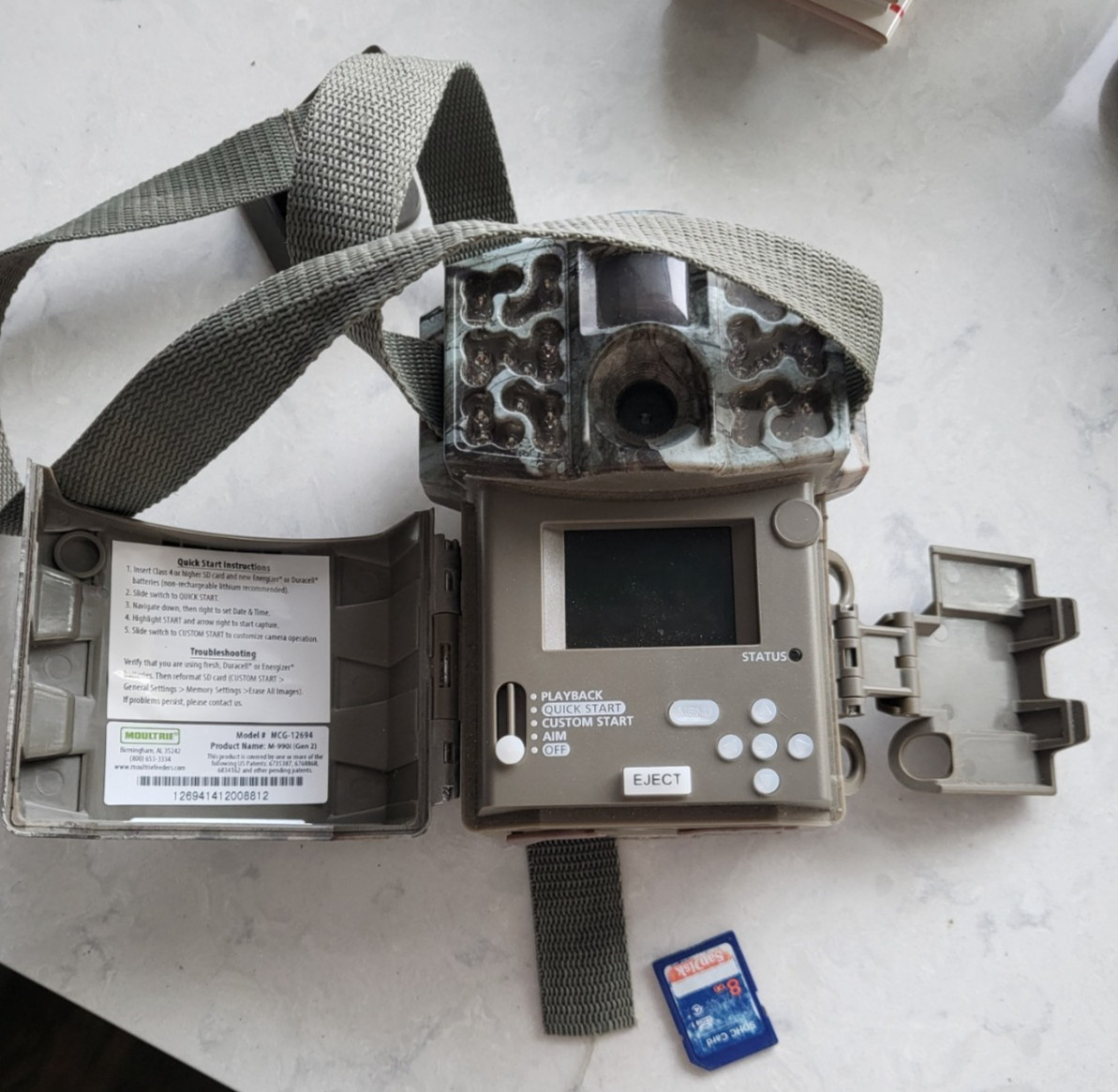 Moultrie MCG-12694 Game Camera Camouflage Hunting Trail Tracking - TESTED