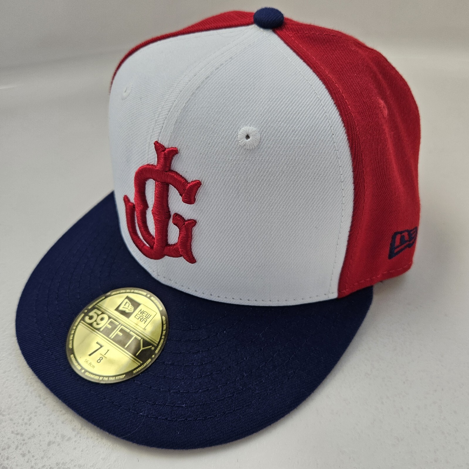 Men's Jackson Generals New Era White/Navy 59FIFTY 7 1/8
