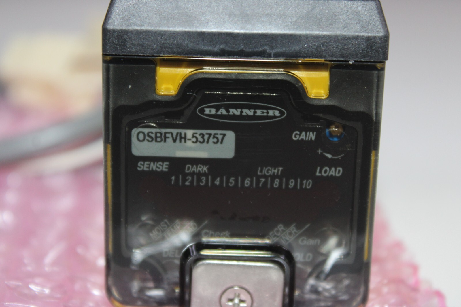 NOS Banner OSBFVH-53757 Rugged Rectangle Sensor Part No. 53757