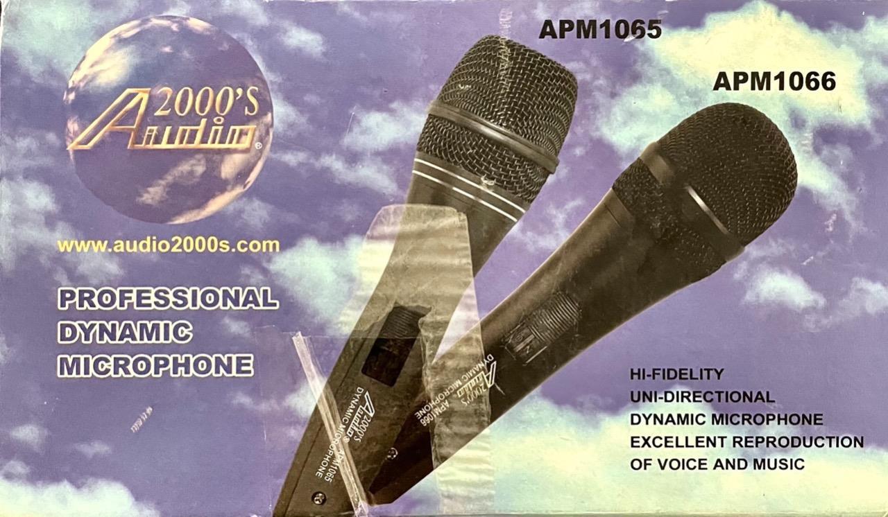Audio 2000'S APM1065L Professional Dynamic Microphone APM1065 APM1066