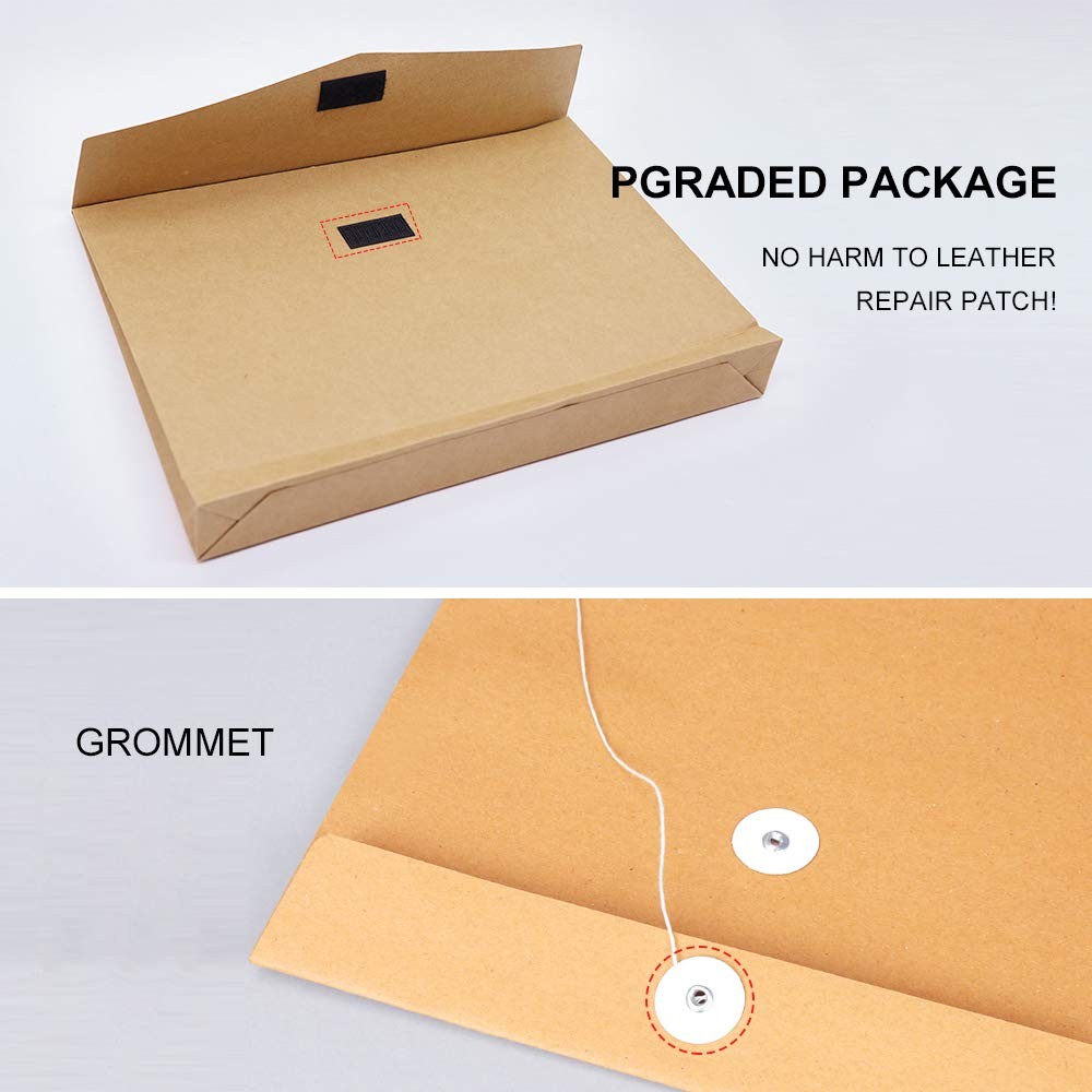 Leather Repair Patch for Drivers Seats Jackets 3 Pieces Self Adhesive Couch Kit