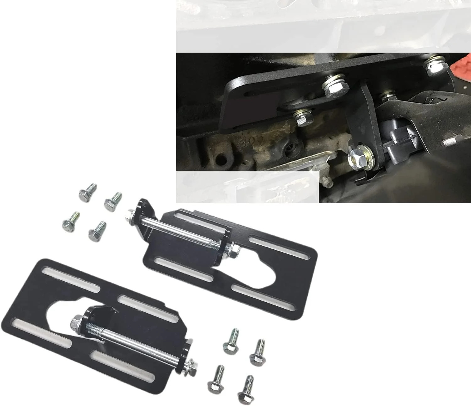 Adjustable Conversion Engine Swap Mounts for 1973-1987 GM Full Size Trucks ,1988