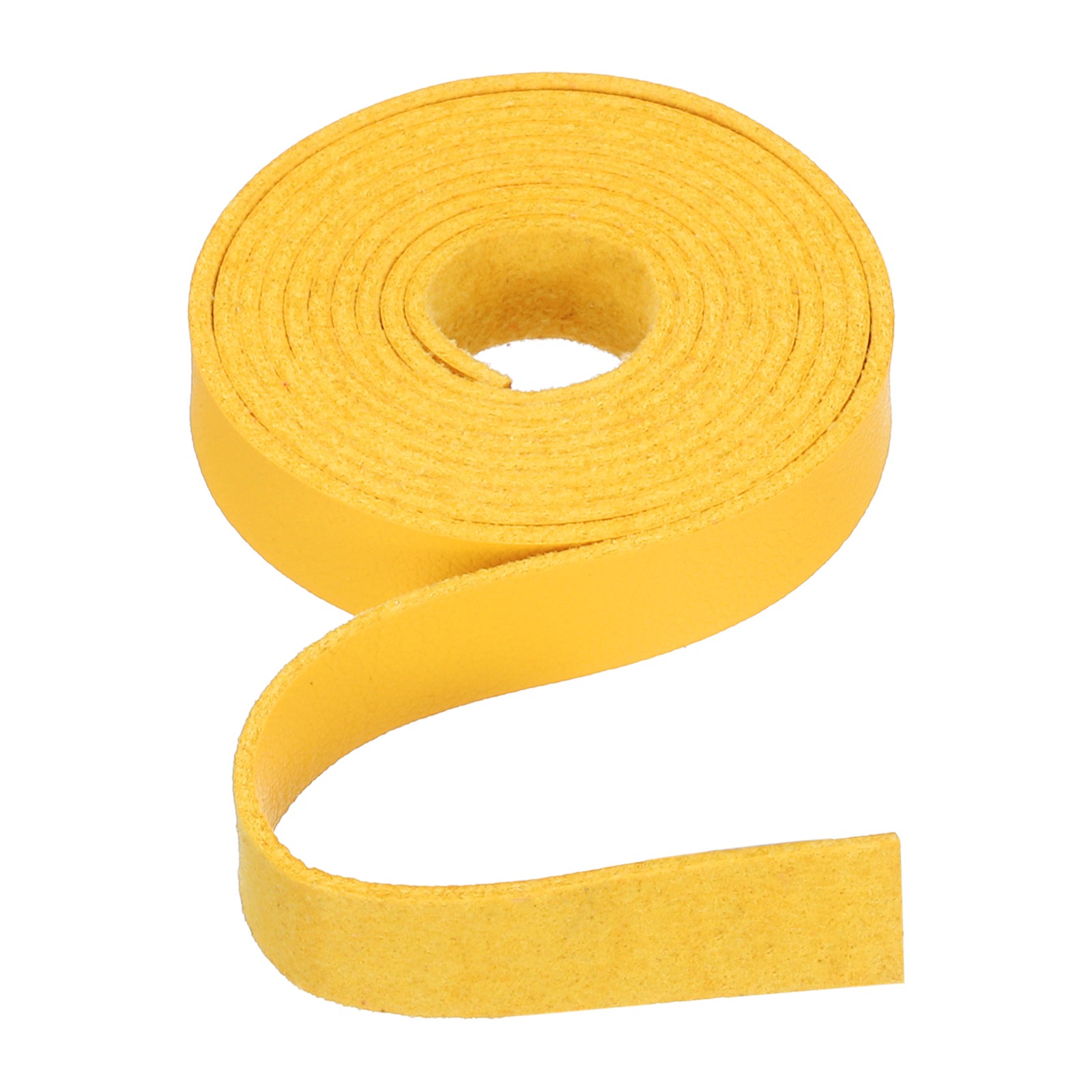 Flat Leather Cord 39 Inch 10mm ,[for Jewelry Making] -1m/Yellow
