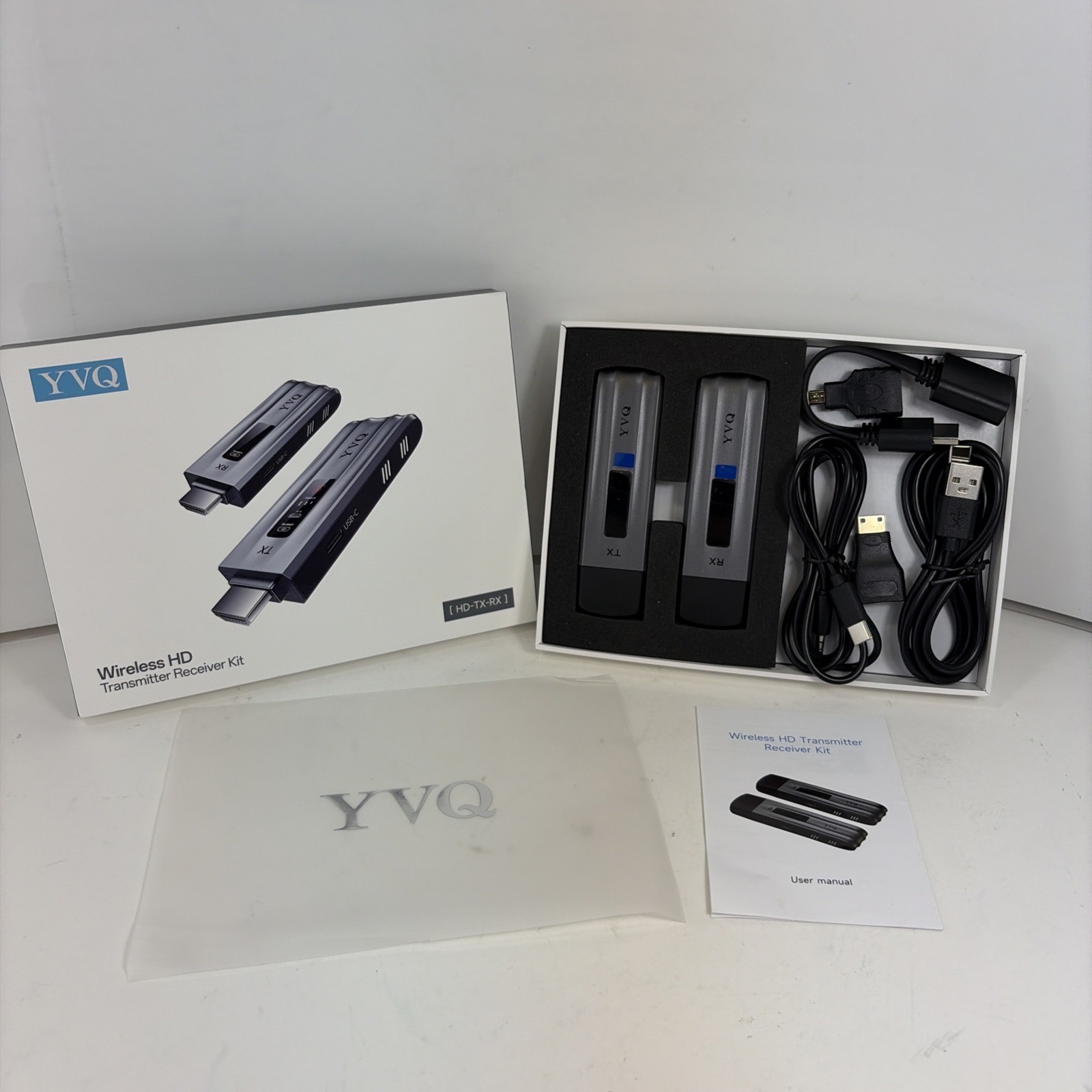 YVQ Wireless HD Transmitter Receiver Kit HD-TX-RX