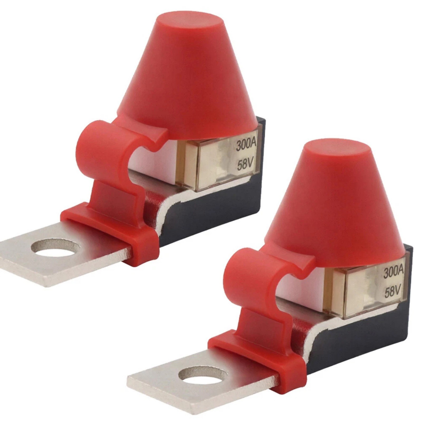 For Vehicle Electrical Systems 2Pcs 300A Battery Fuse Terminal Block Connections