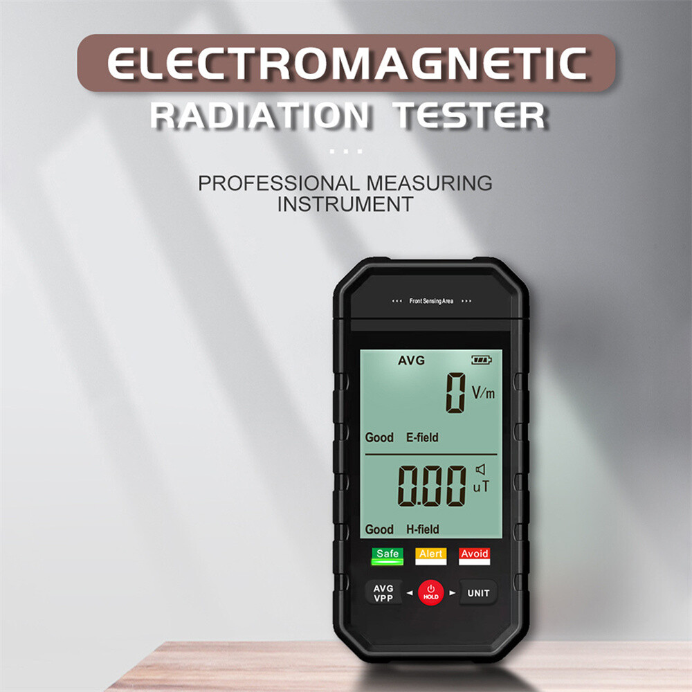 ET925 Handheld EMF Meter Digital LCD Electromagnetic Radiation Detector 1999V/m