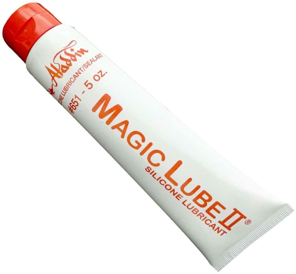 Aladdin 651 Magic Lube II Silicone Lubricant Sealant, 5 oz, 2-Pack