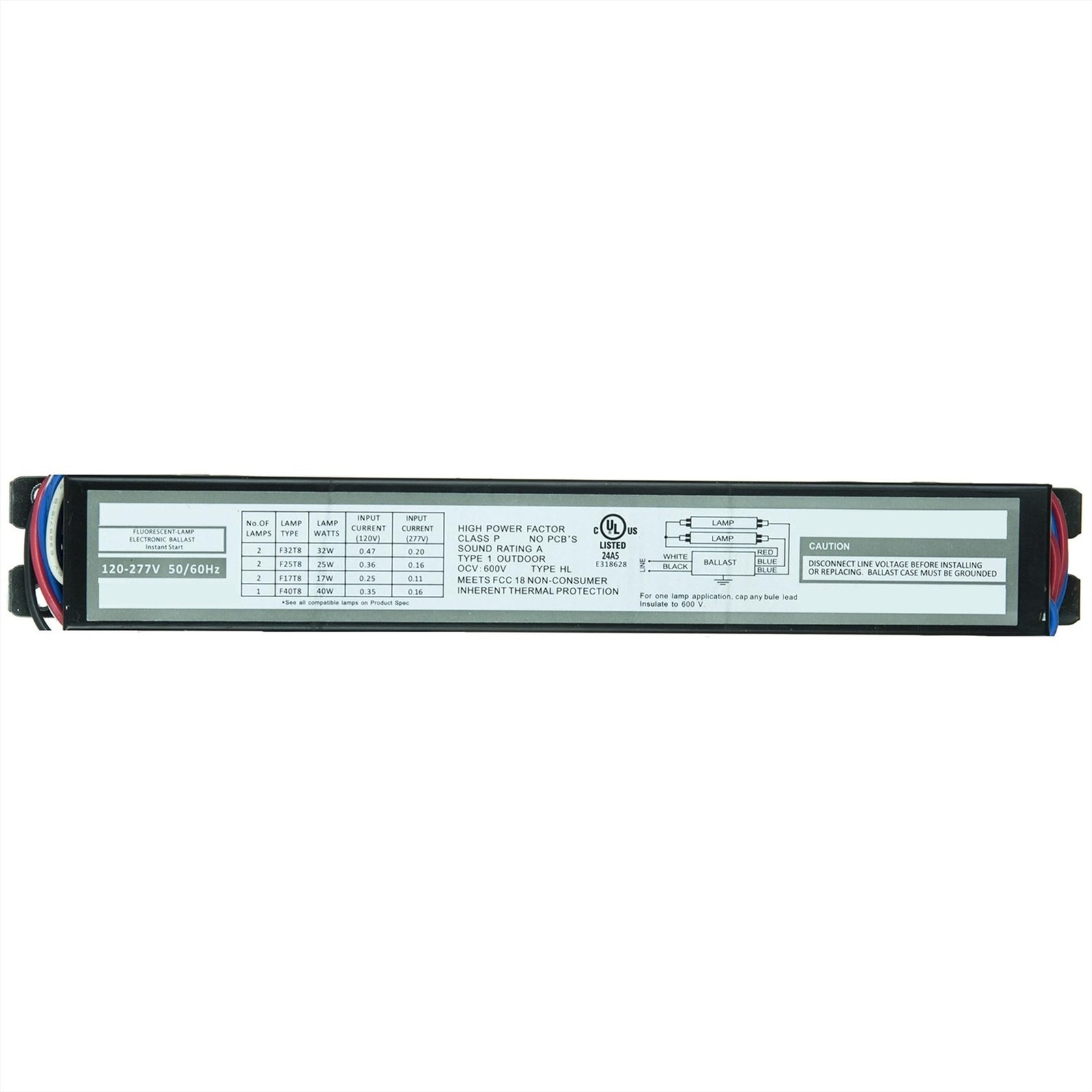 10 Pack Replacement for ICN2P32N, 120-277V, 50-60Hz Input Frequency, Electron...
