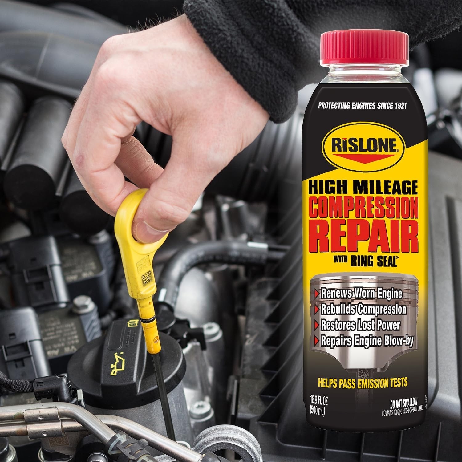 Rislone 4447 Compression Repair with Ring Seal - 16.9 oz.