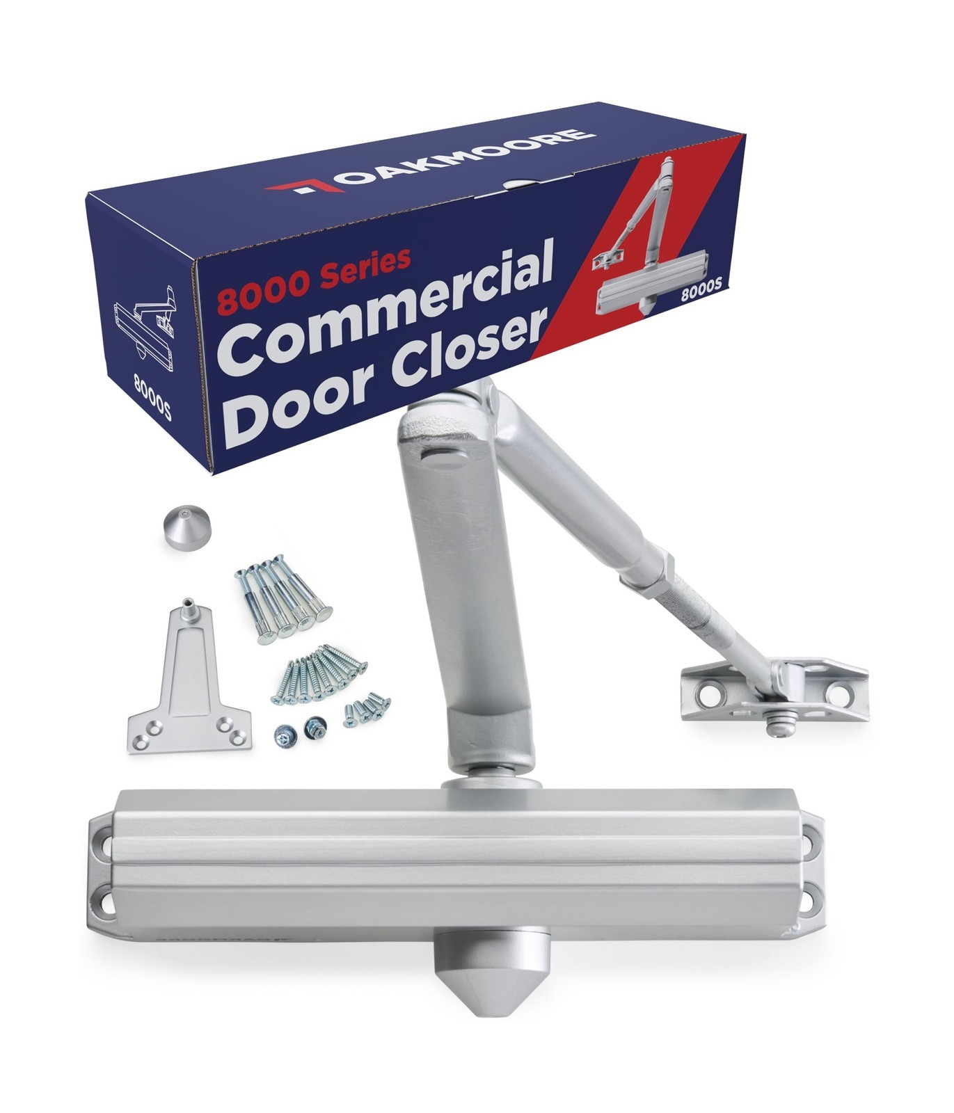 Commercial Heavy Duty Automatic Door Closer, ADA UL Grade 1 Listed Self Closi...