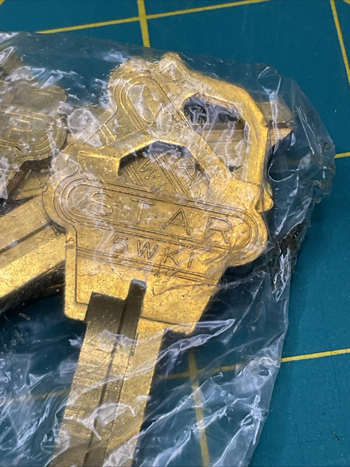 Star 5WK1  BRASS  Key Blanks   Set of 6   Locksmith