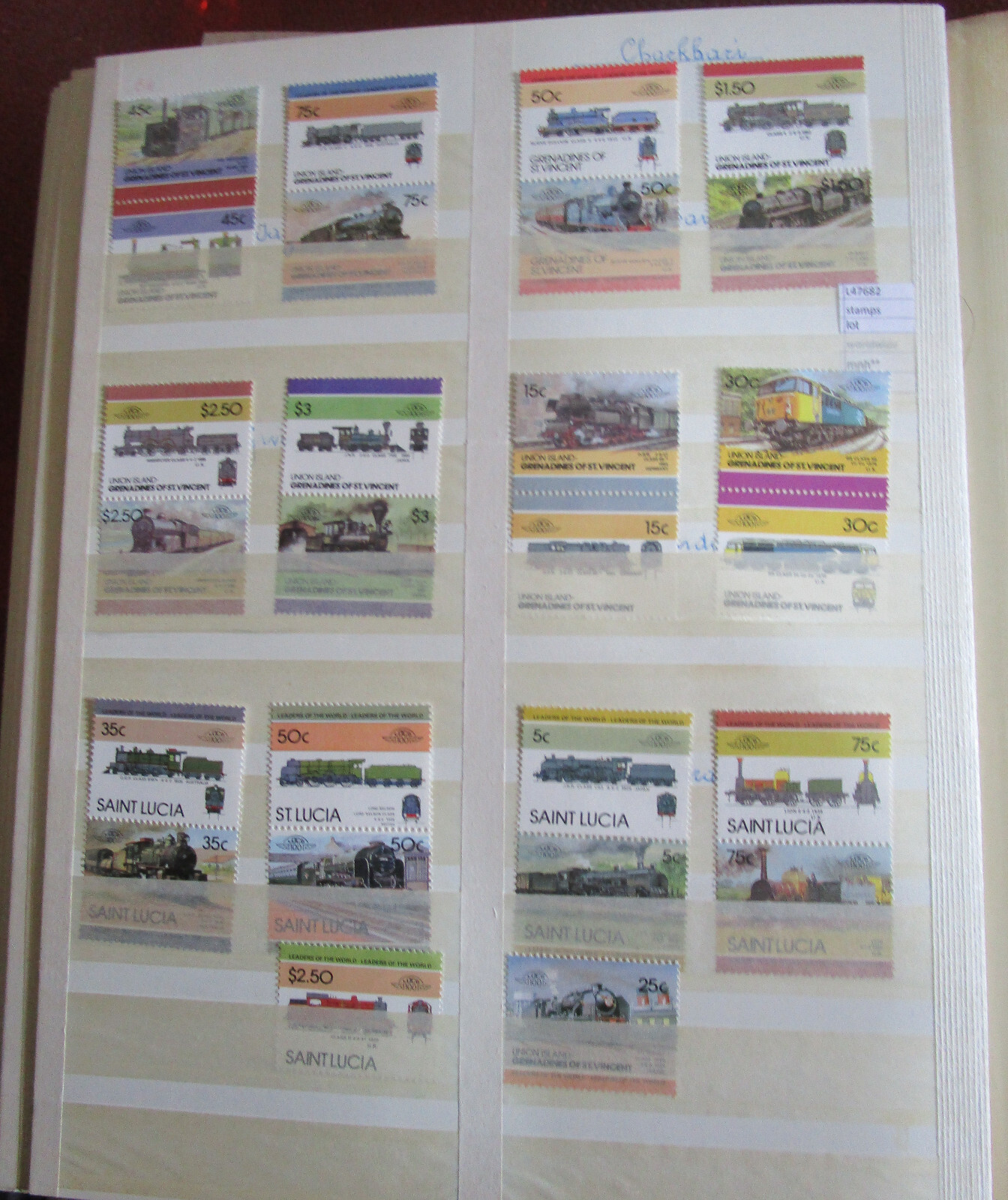 STAMPS LOT WORLDWIDE SERIES TRANSPORT  MNH**  (L47682)